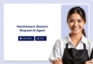 Hairdressers Session Request AI Agent Template Thumbnail