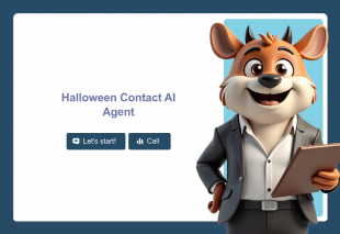 Halloween Contact AI Agent Template Thumbnail