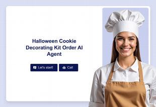Halloween Cookie Decorating Kit Order AI Agent Template Thumbnail