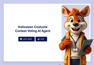 Halloween Costume Contest Voting AI Agent Template Thumbnail