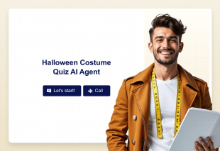 Halloween Costume Quiz AI Agent Template Thumbnail