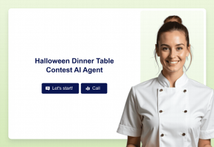 Halloween Dinner Table Contest AI Agent Template Thumbnail