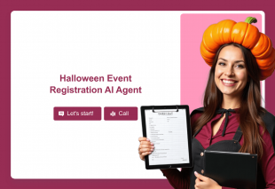 Halloween Event Registration AI Agent Template Thumbnail