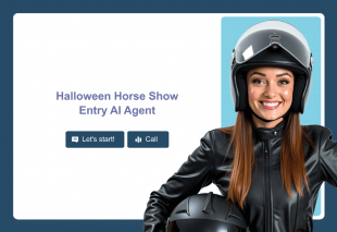 Halloween Horse Show Entry AI Agent Template Thumbnail