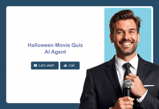 Halloween Movie Quiz AI Agent Template Thumbnail