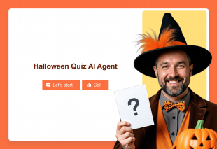 Halloween Quiz AI Agent Template Thumbnail