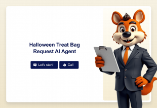 Halloween Treat Bag Request AI Agent Template Thumbnail
