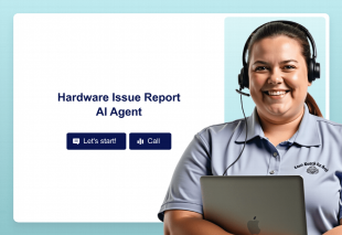 Hardware Issue Report AI Agent Template Thumbnail