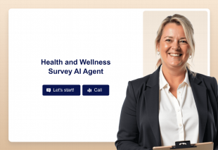Health and Wellness Survey AI Agent Template Thumbnail