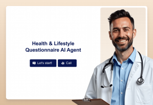 Health & Lifestyle Questionnaire AI Agent Template Thumbnail