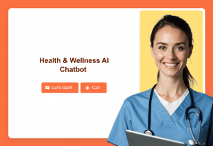 Health & Wellness AI Chatbot Template Template Thumbnail