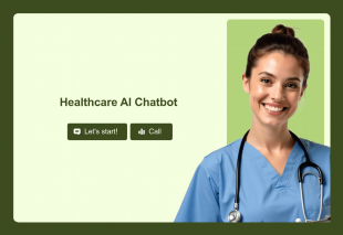 Healthcare AI Chatbot Template Template Thumbnail