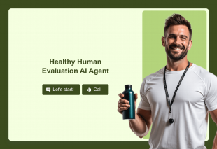 Healthy Human Evaluation AI Agent Template Thumbnail