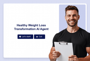 Healthy Weight Loss Transformation AI Agent Template Thumbnail