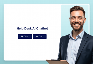 Help Desk AI Chatbot Template Thumbnail