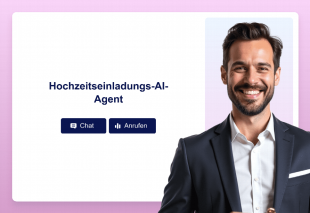 Hochzeitseinladungs-AI-Agent Template Thumbnail