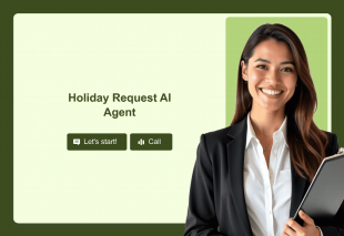 Holiday Request AI Agent Template Thumbnail
