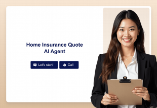 Home Insurance Quote AI Agent Template Thumbnail