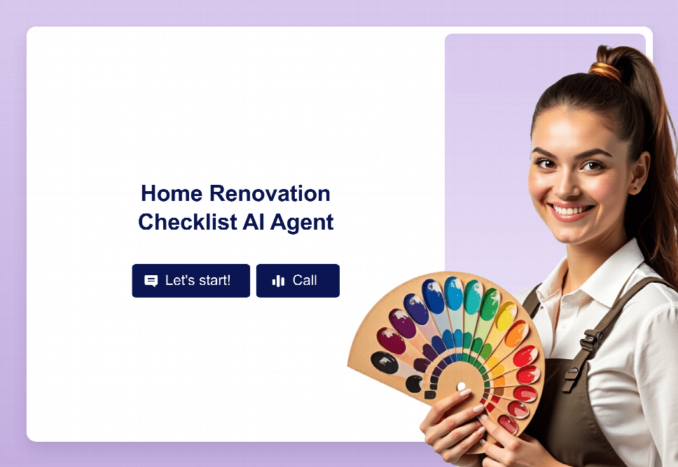Photo inspiration: Gallery Detail: Home Renovation Checklist AI Agent Template