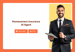 Homeowners Insurance AI Agent Template Thumbnail