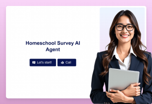 Homeschool Survey AI Agent Template Thumbnail