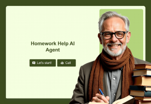 Homework Help AI Agent Template Thumbnail
