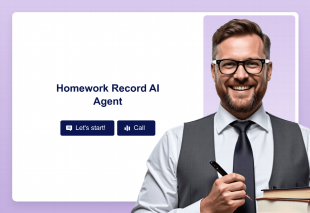 Homework Record AI Agent Template Thumbnail