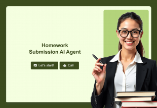 Homework Submission AI Agent Template Thumbnail