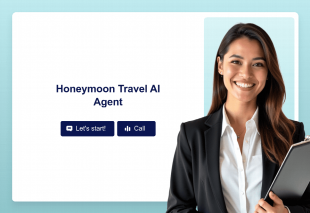 Honeymoon Travel AI Agent Template Thumbnail