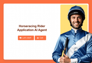 Horseracing Rider Application AI Agent Template Thumbnail