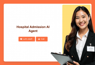 Hospital Admission AI Agent Template Thumbnail