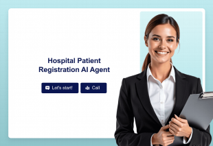 Hospital Patient Registration AI Agent Template Thumbnail