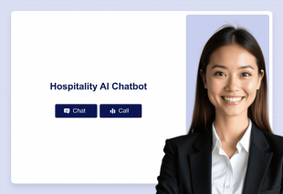 Hospitality AI Chatbot Template Thumbnail