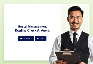 Hostel Management Routine Check AI Agent Template Thumbnail