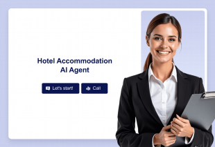Hotel Accommodation AI Agent Template Thumbnail