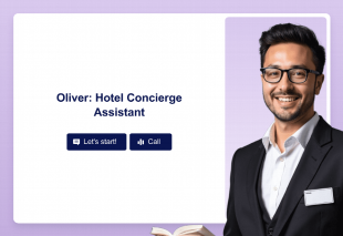 Hotel Booking AI Agent Template Thumbnail