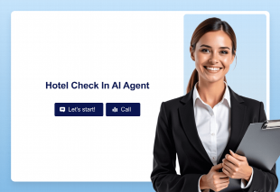 Hotel Check In AI Agent Template Thumbnail