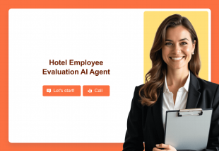 Hotel Employee Evaluation AI Agent Template Thumbnail