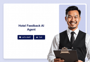 Hotel Feedback AI Agent Template Thumbnail
