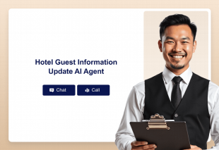 Hotel Guest Information Update AI Agent Template Thumbnail