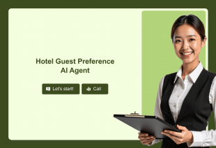 Hotel Guest Preference AI Agent Template Thumbnail
