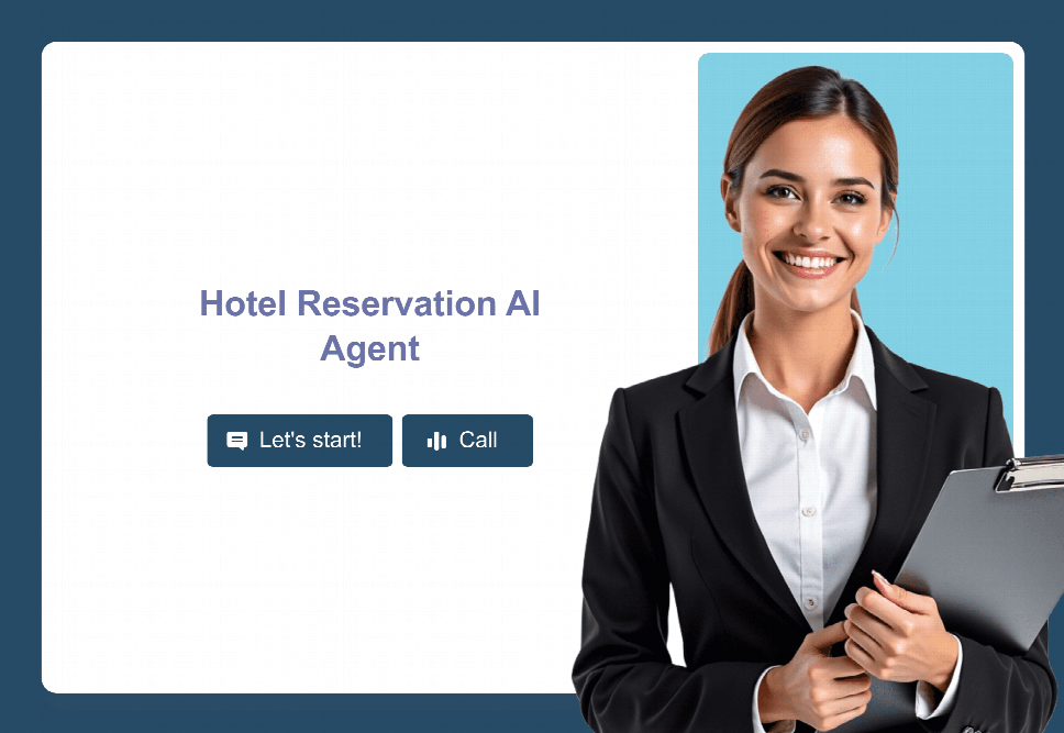 Hotel Reservation AI Agent Template | Jotform