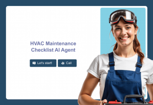 HVAC Maintenance Checklist AI Agent Template Thumbnail