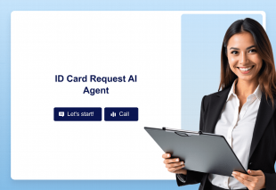 ID Card Request AI Agent Template Thumbnail