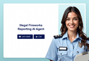 Illegal Fireworks Reporting AI Agent Template Thumbnail