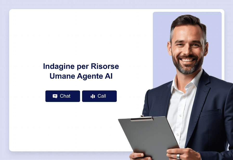 Indagine per Risorse Umane Agente AI | Jotform