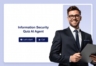 Information Security Quiz AI Agent Template Thumbnail
