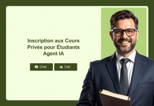 Inscription aux Cours Privés pour Étudiants Agent IA Thumbnail