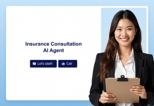 Insurance Consultation AI Agent Template Thumbnail