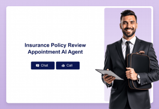 Insurance Policy Review Appointment AI Agent Template Thumbnail